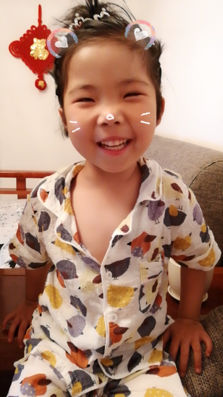我的小棉袄开心的长大了